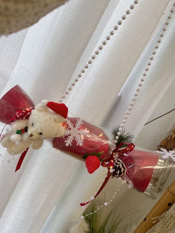 圣诞新款糖果花，内有花牛大红苹果！