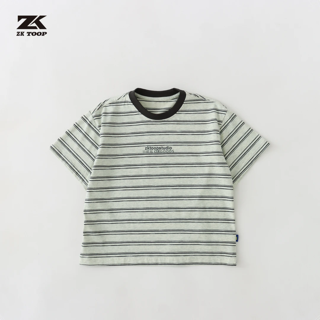 【Z＆K】夏季男童韩版重工高级质感运动短袖T恤ZK-1220650