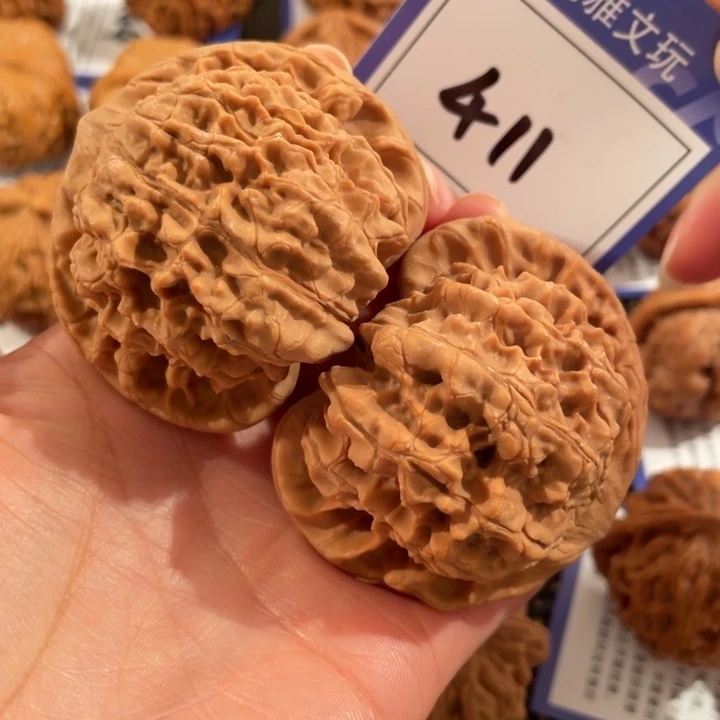 文玩核桃把件411号5.4官帽