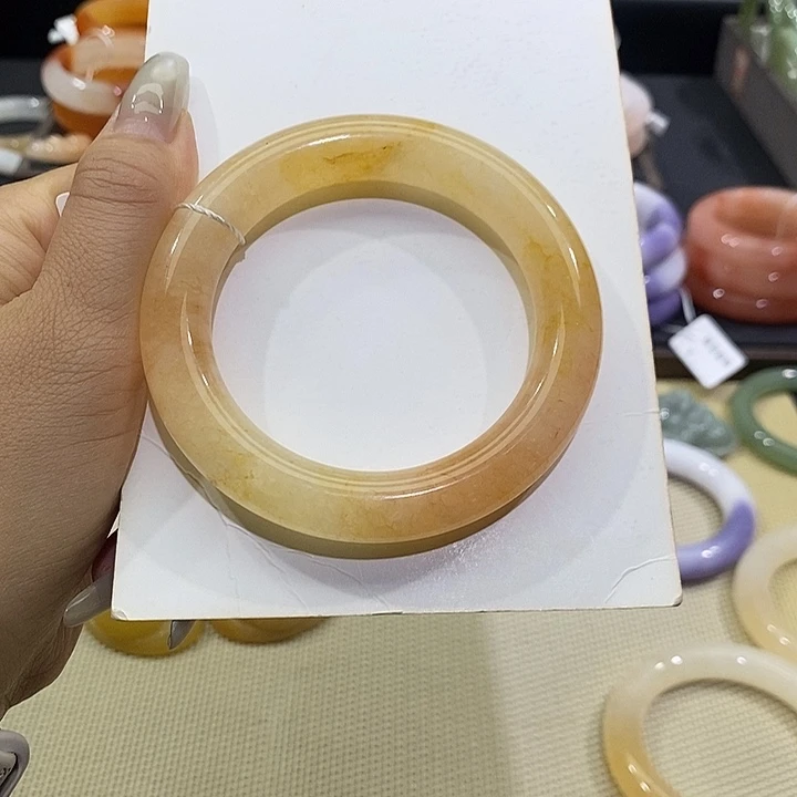 未镶嵌手镯石英质玉60加