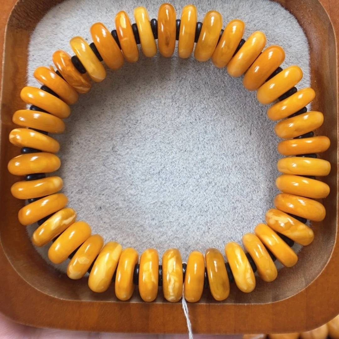 蜜蜡未镶嵌手串蜜蜡