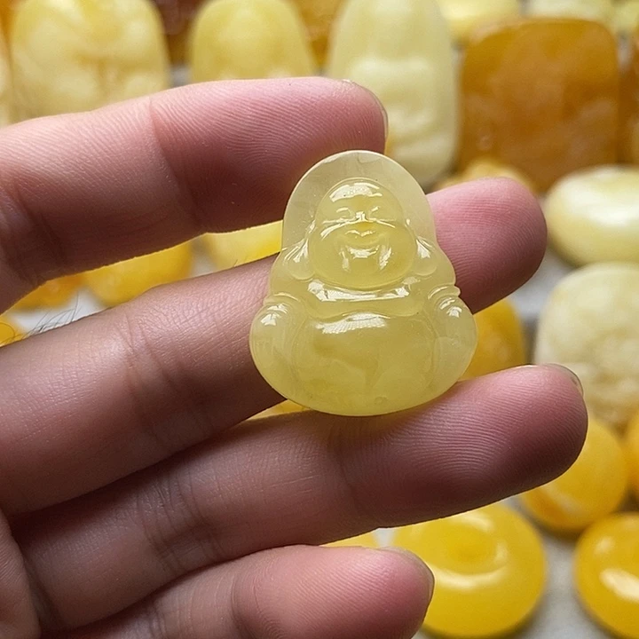 琥珀颈饰未镶嵌琥珀蜜蜡吊坠