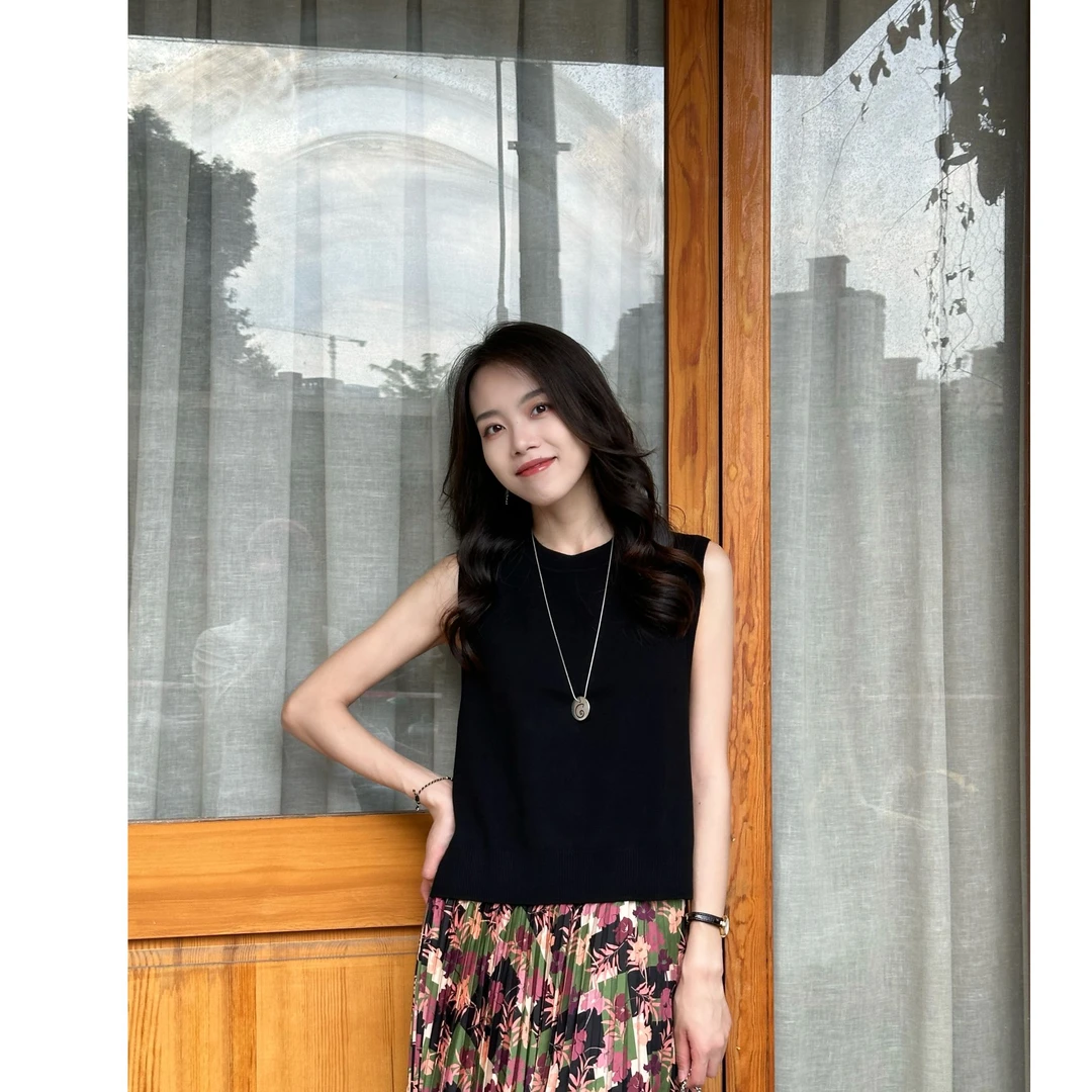 【冰月挽夜】哥弟新款夏季凉感时尚蕾丝黑色休闲背心1399701