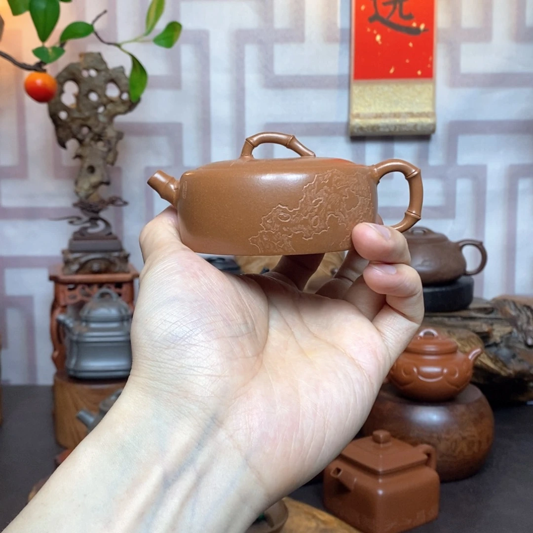 紫砂茶具降坡泥井栏竹韵