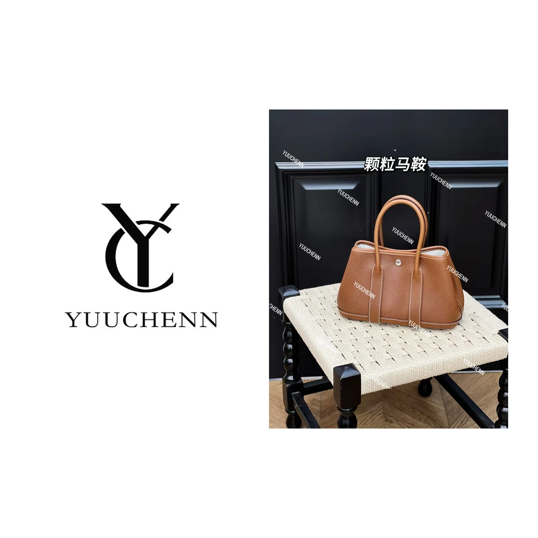 YUUCHENN【手工定制】23cm原创设计高定真皮包 HH4342