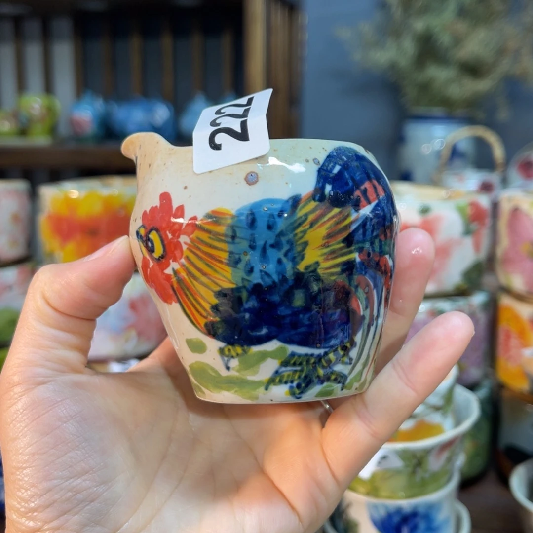 杯素浅陶瓷手工手绘