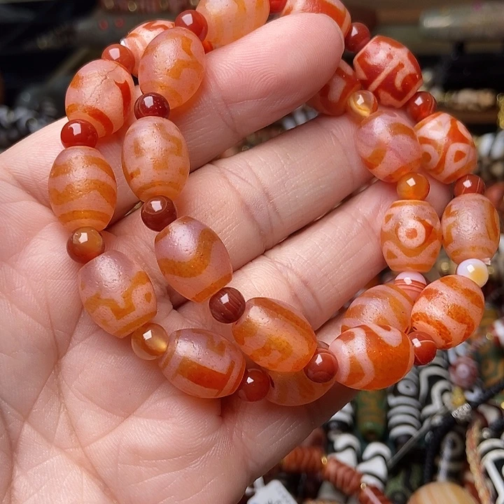 玛瑙/玉髓未镶嵌手链发一条