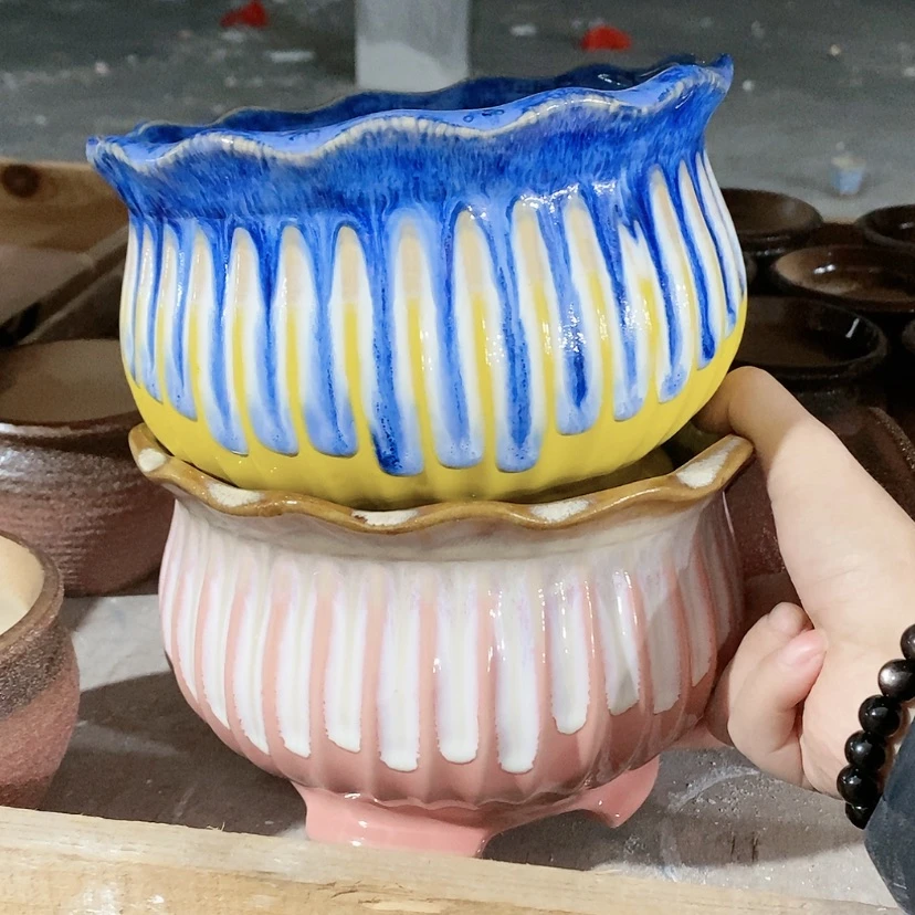 【闪购商品】陶瓷陶瓷花盆，多肉花盆