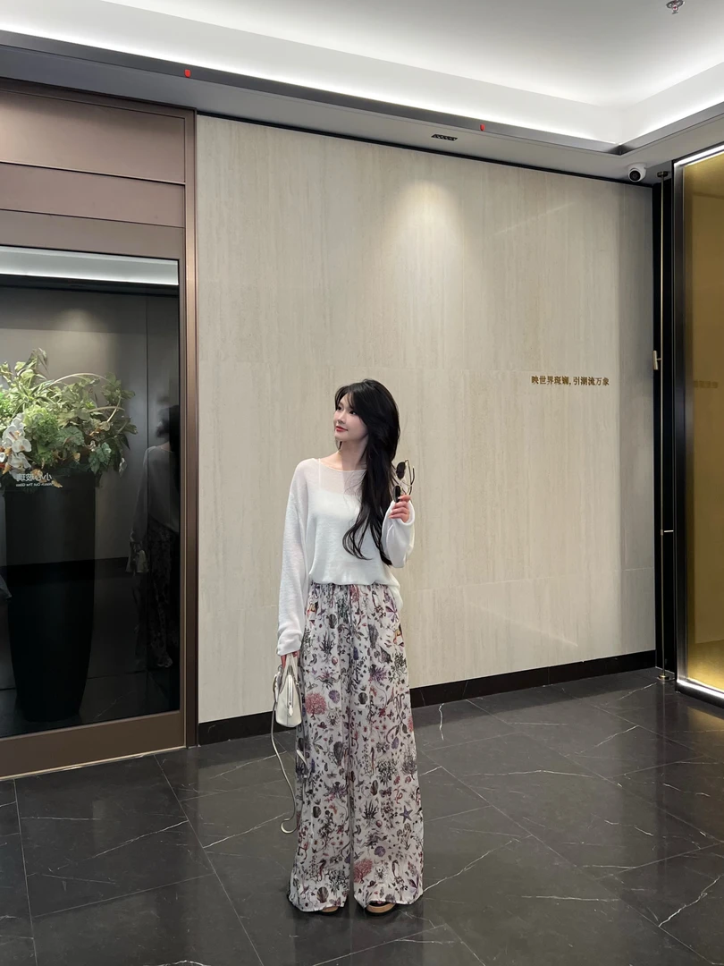 【BAGALIO】 强哥推荐啊嬷裤 莫奈花园阔腿长裤 579