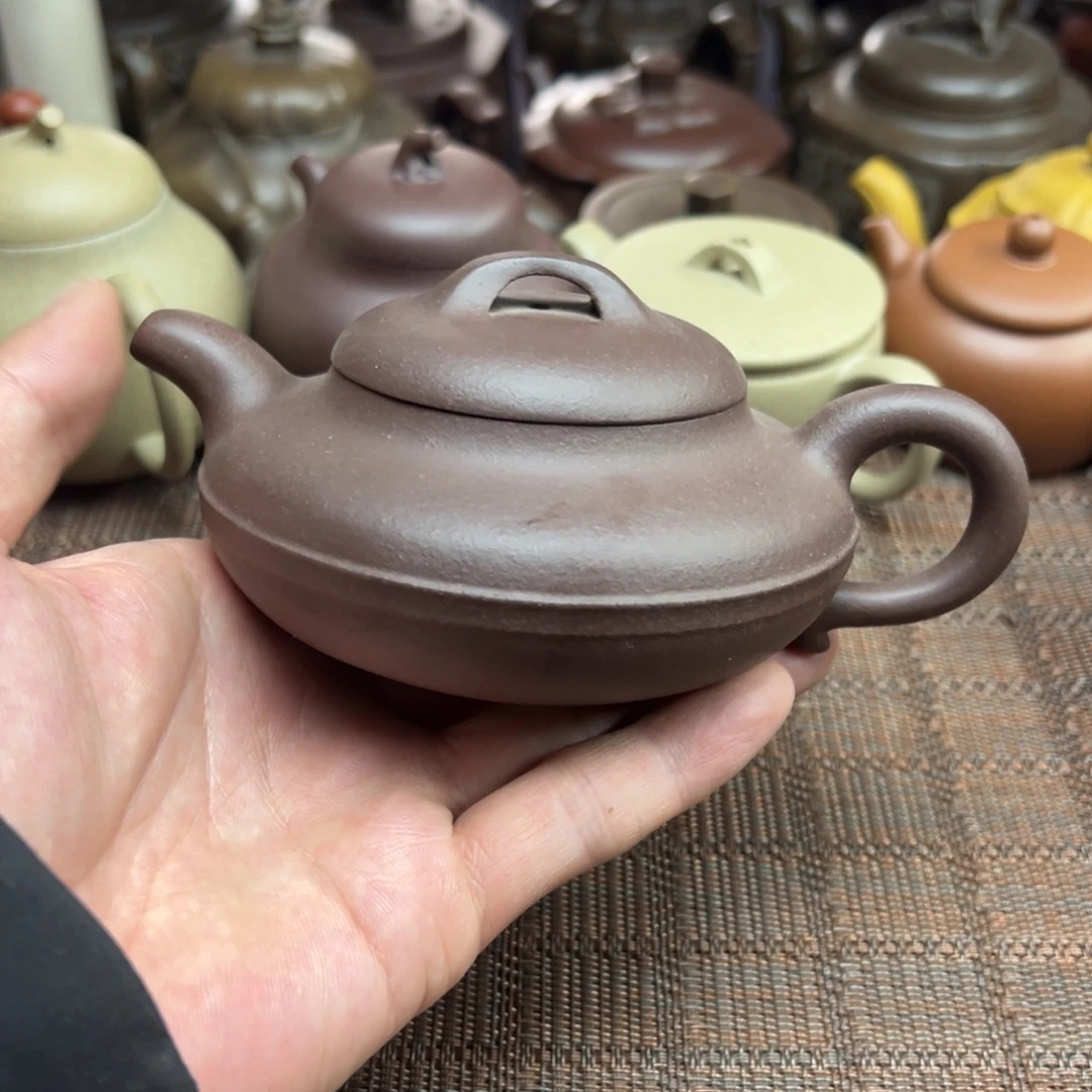 茶壶紫砂宜兴原矿紫砂壶200毫升容量