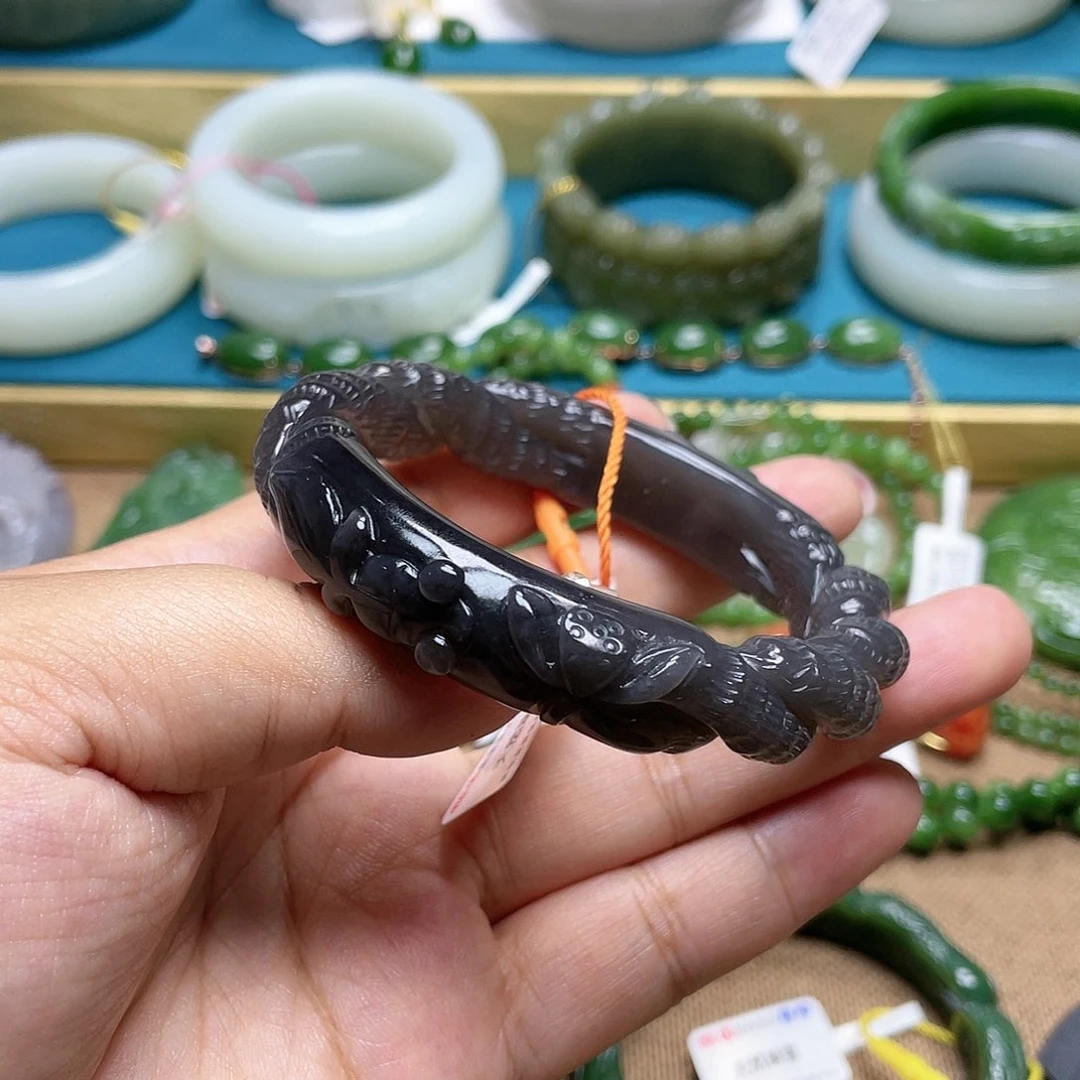 【闪购商品】和田玉5556圈口133未镶嵌