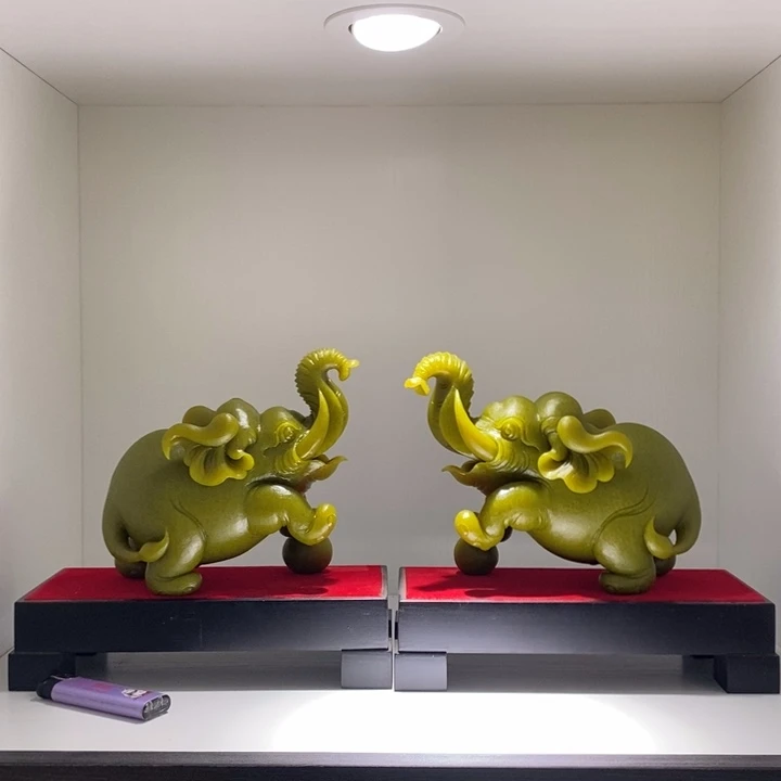 未镶嵌蛇纹石玉（覆膜）珠宝奇石