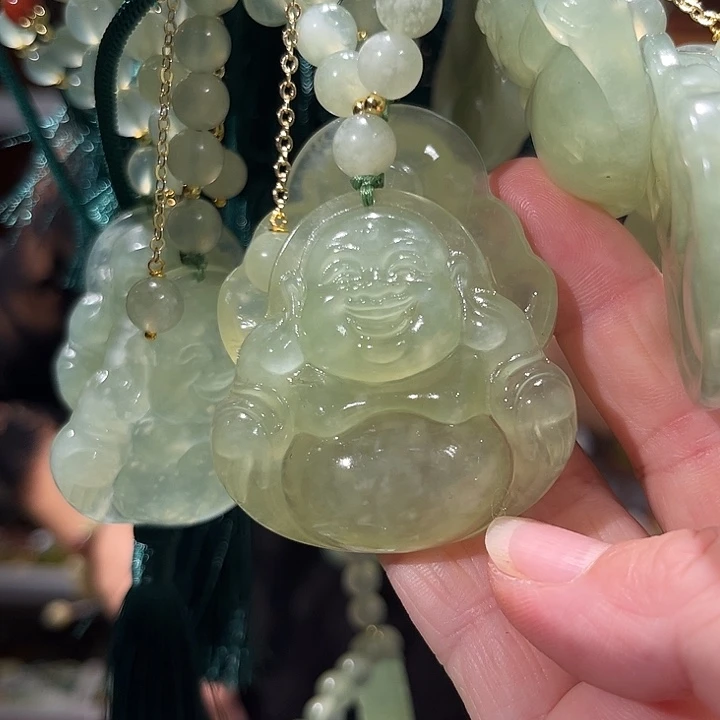 未镶嵌岫玉毛衣链