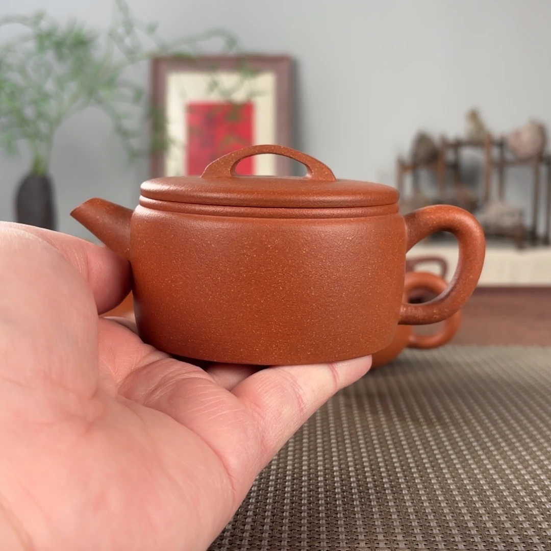 紫砂茶壶黄龙山原矿紫砂壶200