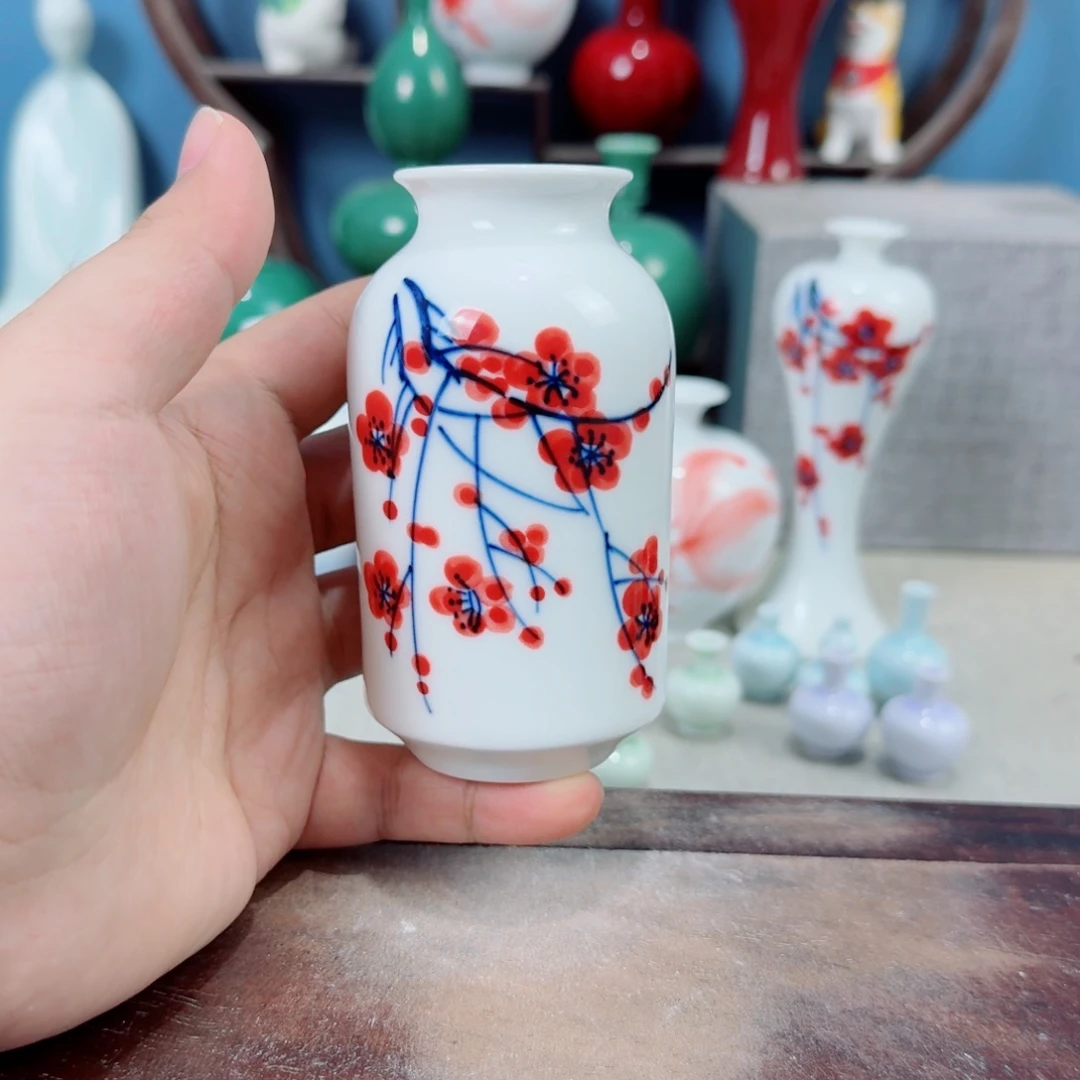 陶瓷手工小花器摆件