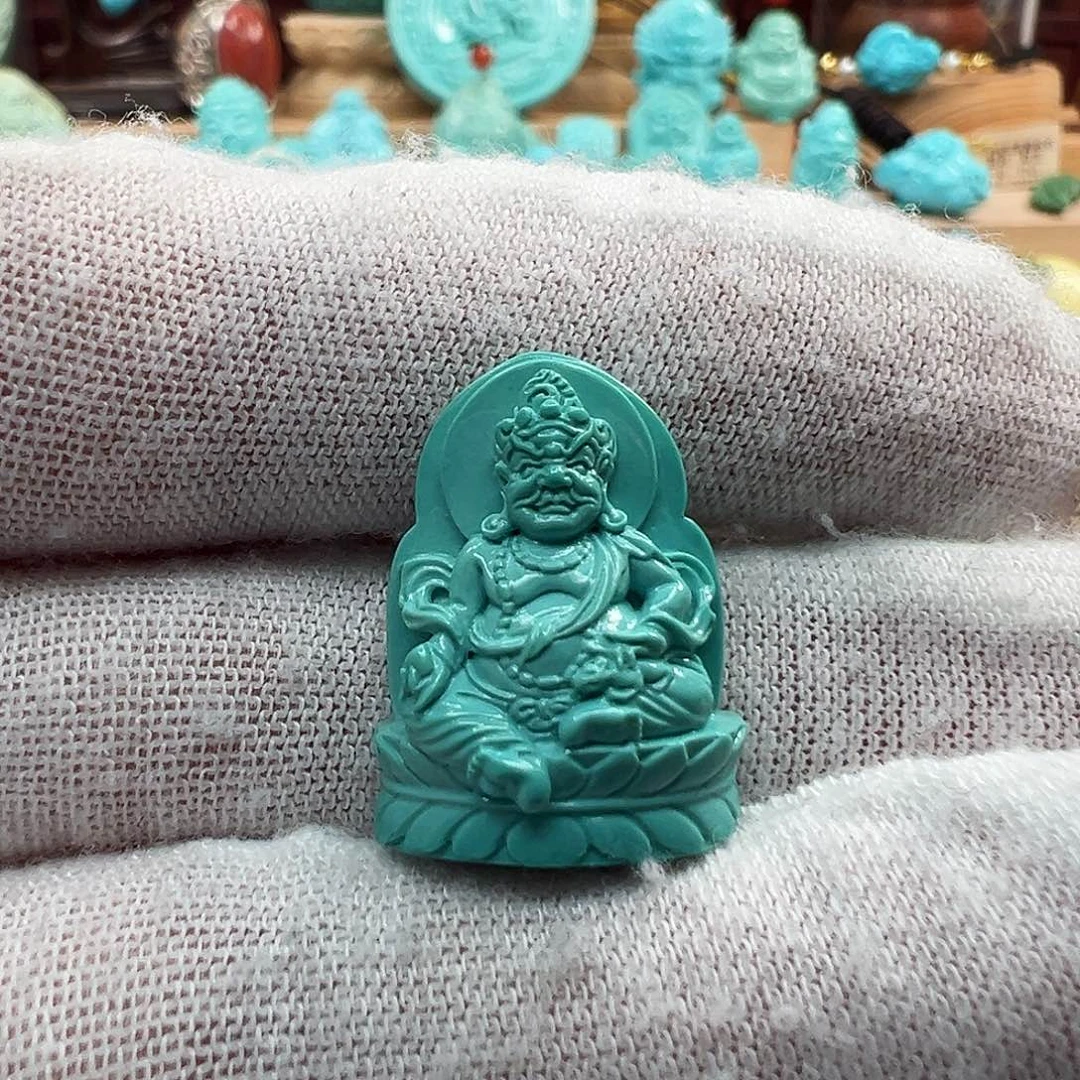 绿松石未镶嵌吊坠(不含链)