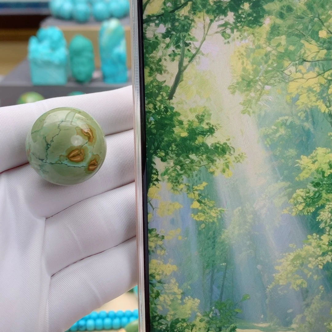 未镶嵌绿松石精品