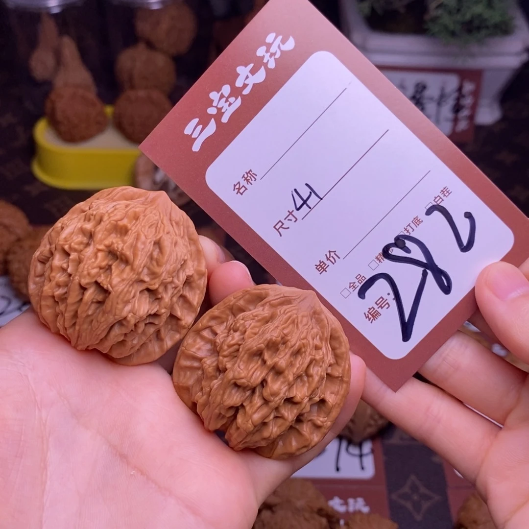 文玩核桃把件41麦穗虎头282