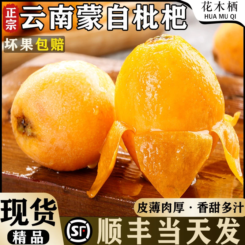 【云南蒙自甜枇杷 顺丰包邮】纯甜当季现摘鲜果琵琶孕妇水果