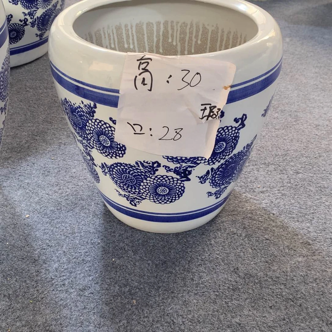 高温陶瓷花盆微瑕