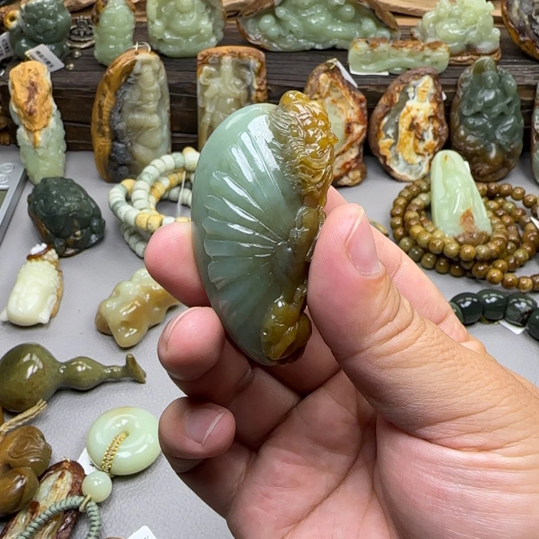 @***风岫岩河磨玉（透闪石质玉）未镶嵌珠宝奇石