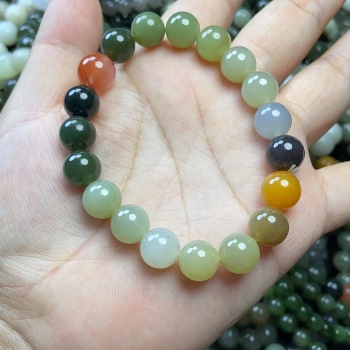 和田玉未镶嵌手链卡10