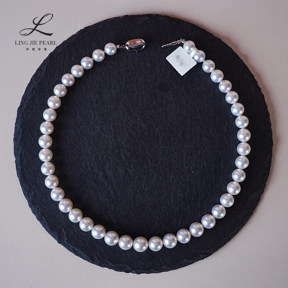 SS级真科研澳白维纳斯 9.2-11.4mm海水珍珠项链