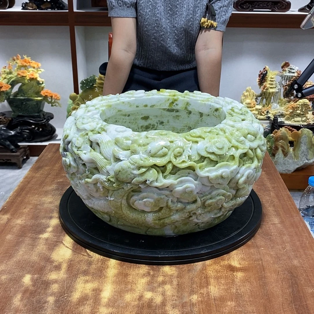 平***s玉山水摆件 玄关摆件