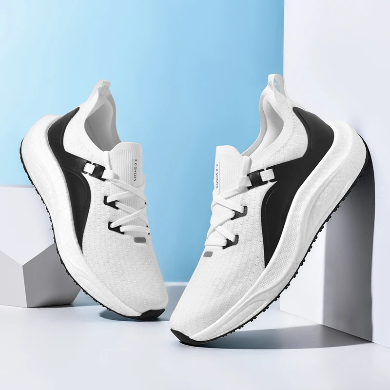 十项专利 夏季超透气飞织爆米花男女轻便运动跑鞋GM78-LP