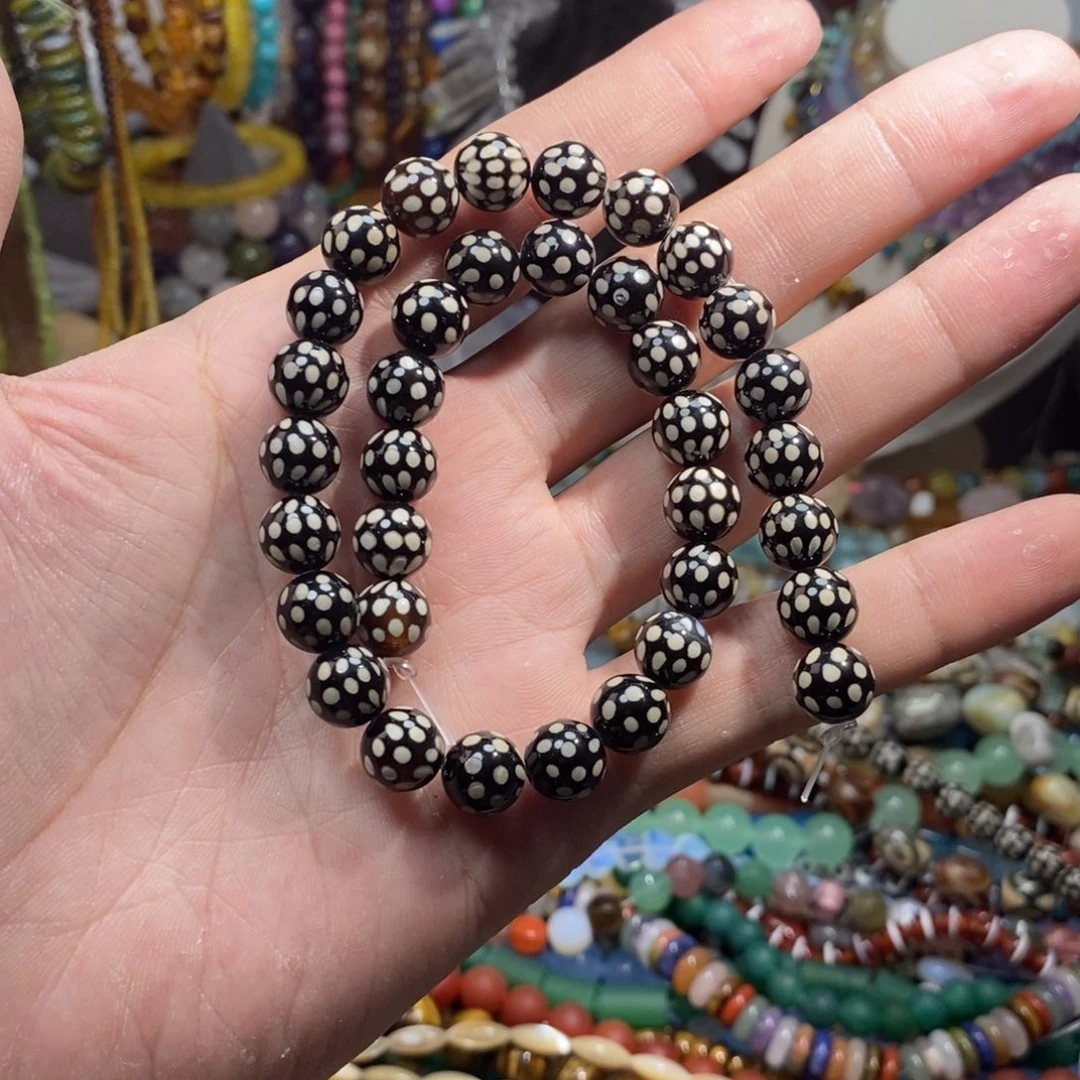 未镶嵌，玛瑙满天星10mm，石英质玉