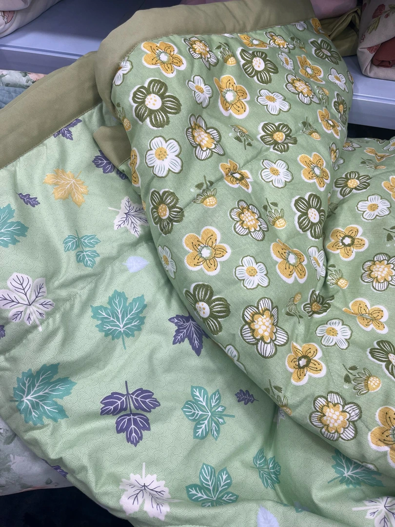 水洗棉麻双层纱夏被不挑3.7斤左右可机洗