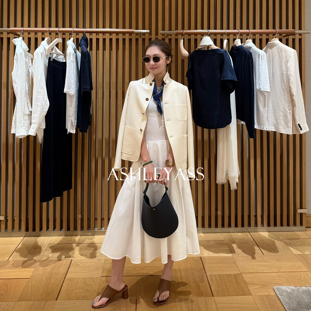 【ASHLEYASS】“meiliy”褶裥斜纹洋气晚宴场合女装半身裙LSQ250370W