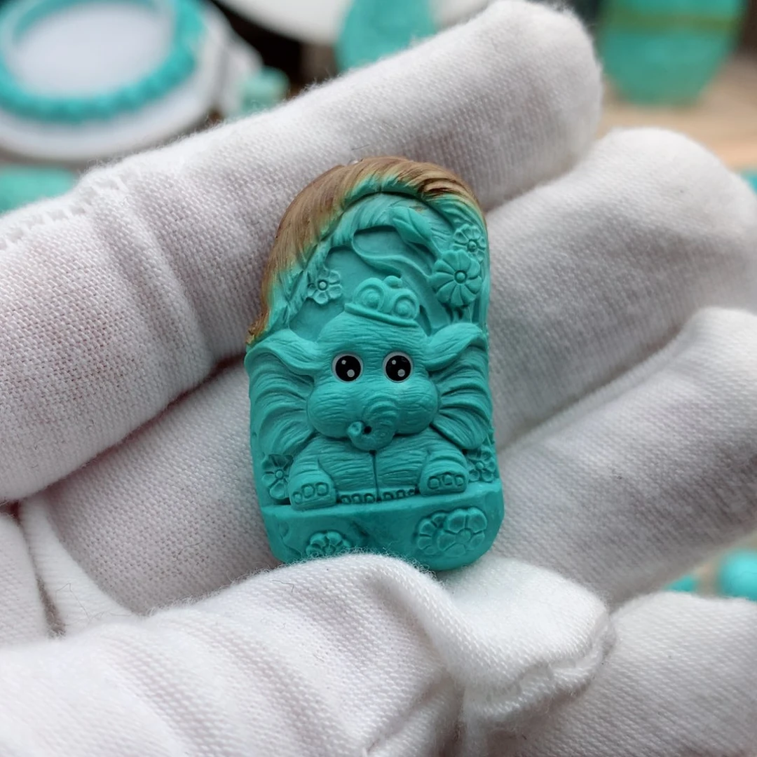 绿松石珠宝奇石未镶嵌11.2克