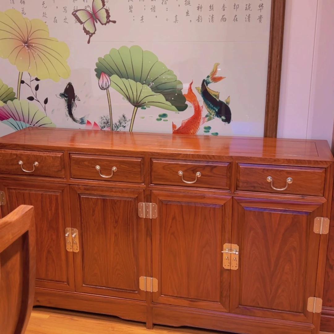 花梨木类书柜了****都153餐边柜