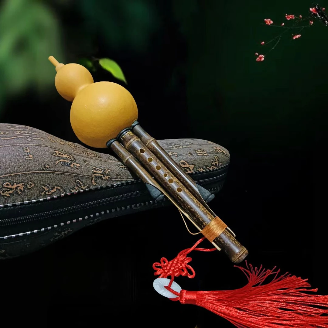 专业演奏紫竹原生态葫芦丝七孔乐器初学考级紫竹傣味舞台演奏佳人