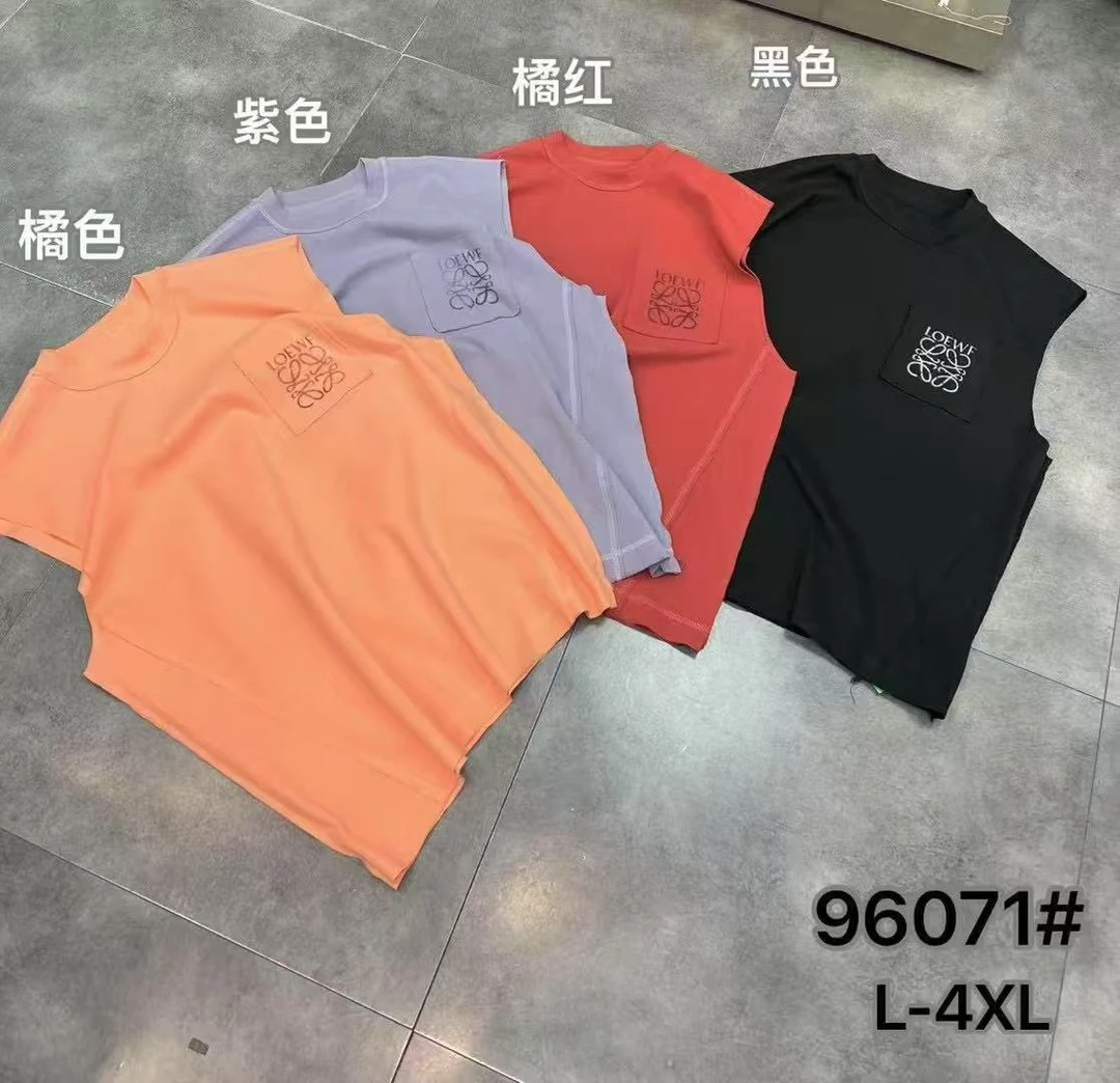 夏日彩色系！高品质大版型重磅360克背心96071