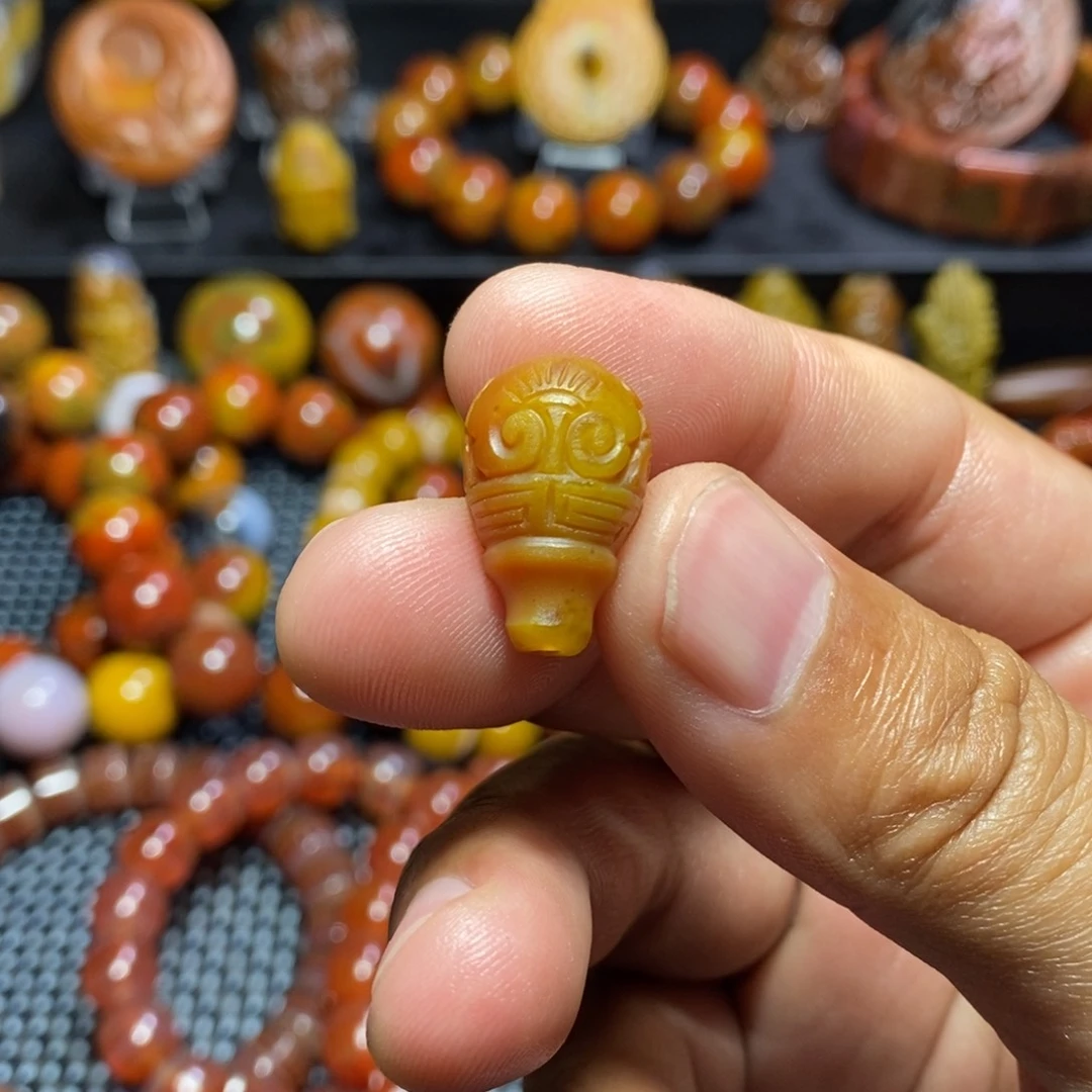 玛瑙/玉髓玛瑙 战国红未镶嵌