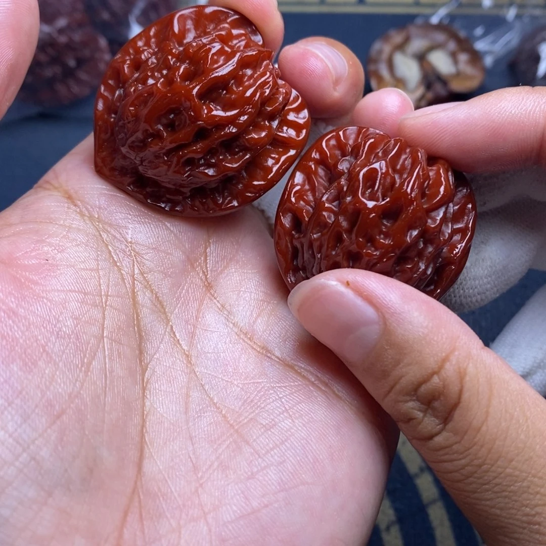 文玩核桃吊坠公子帽36