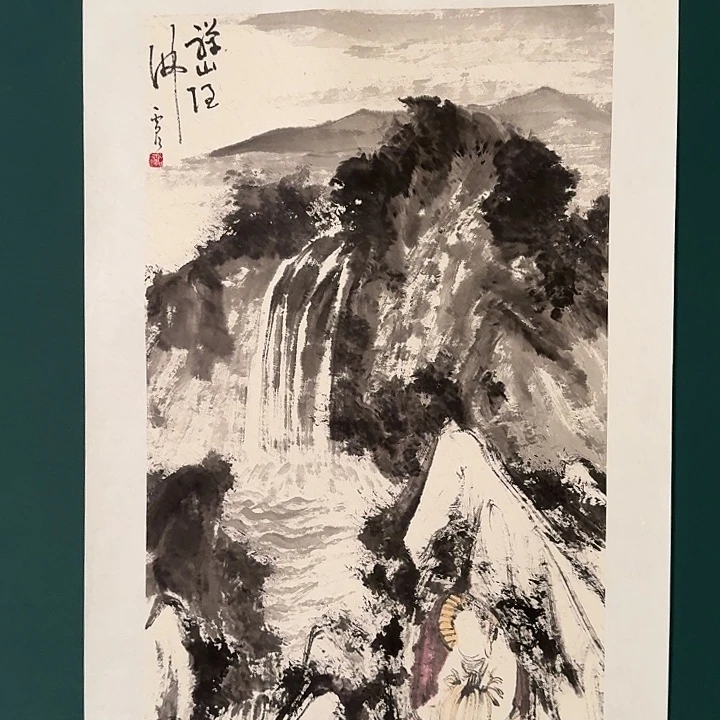 国画雷公老师画作画作