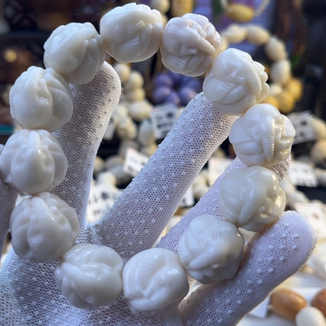 菩提根/象牙果手串-只有我家有的小象