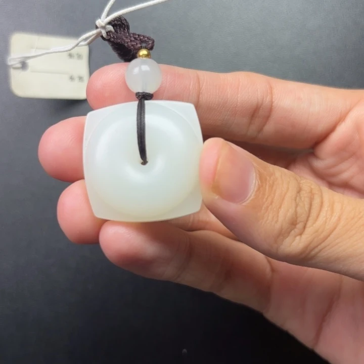 文***才和田玉未镶嵌挂件