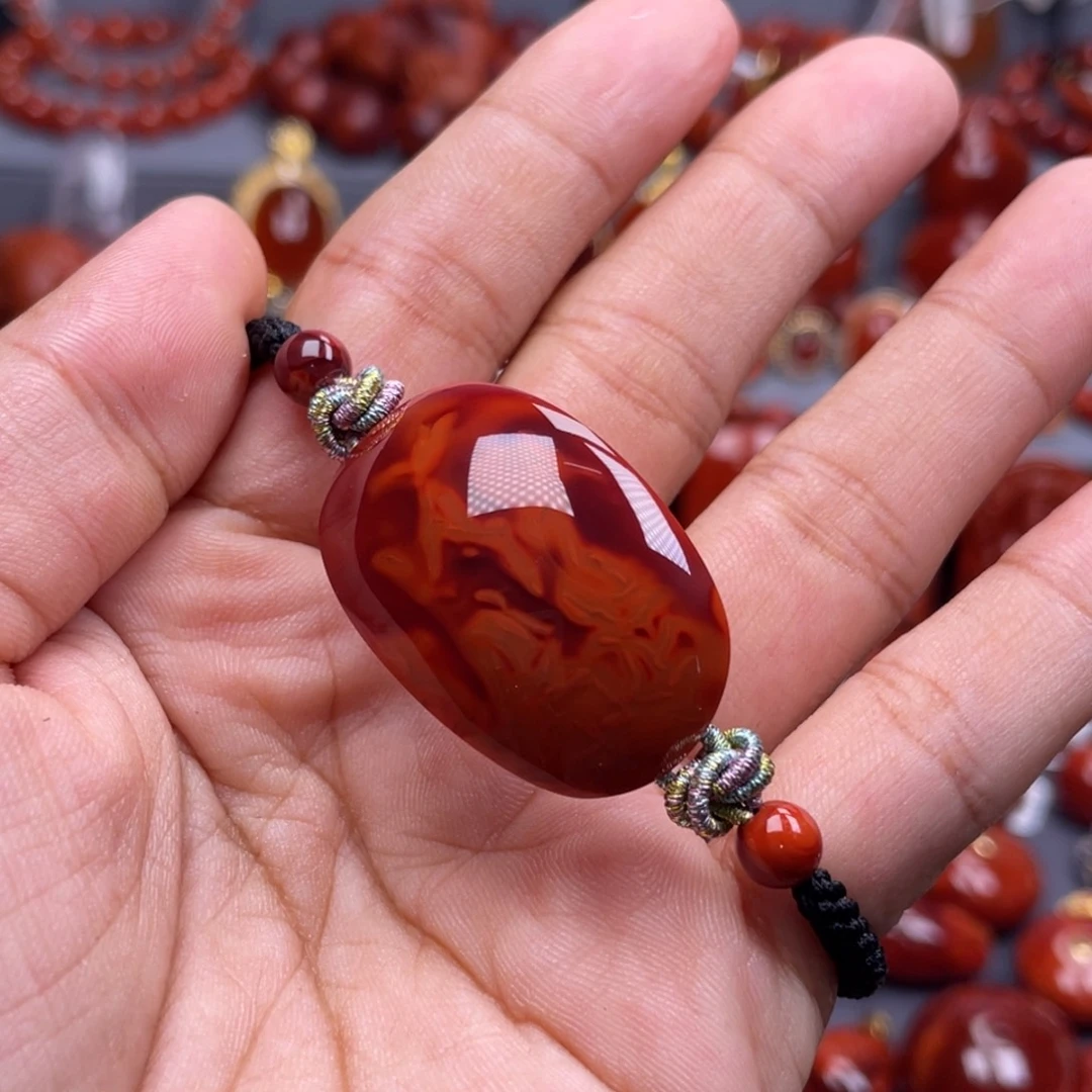 南红玛瑙未镶嵌珠宝奇石手牌
