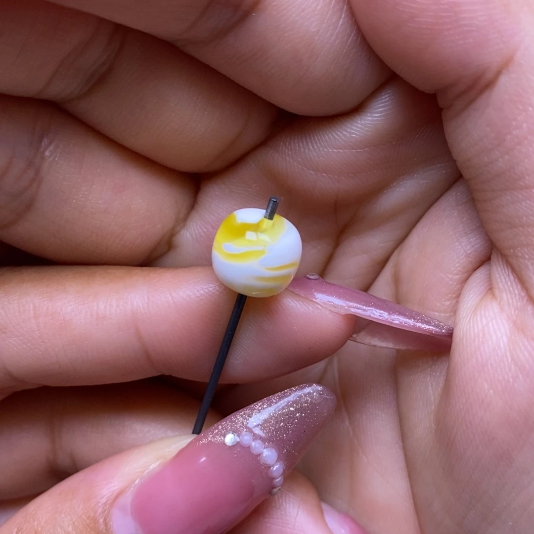 蜜蜡未镶嵌珠宝奇石漆白橘金溶洞聚宝盆老型9.6*8.6mm