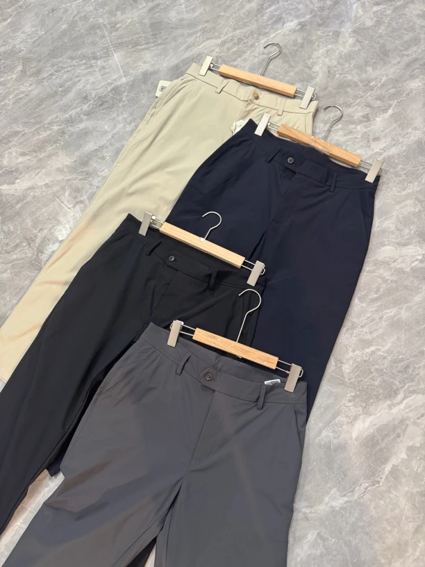 版型工艺都在线 夏季简约纯色净版休闲裤