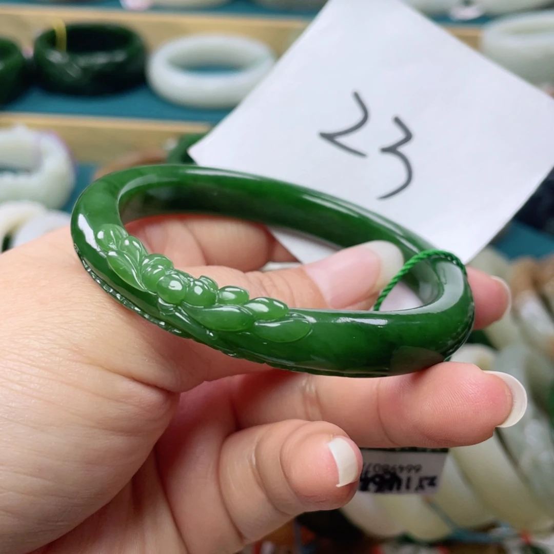 未镶嵌手镯和田玉圈口60