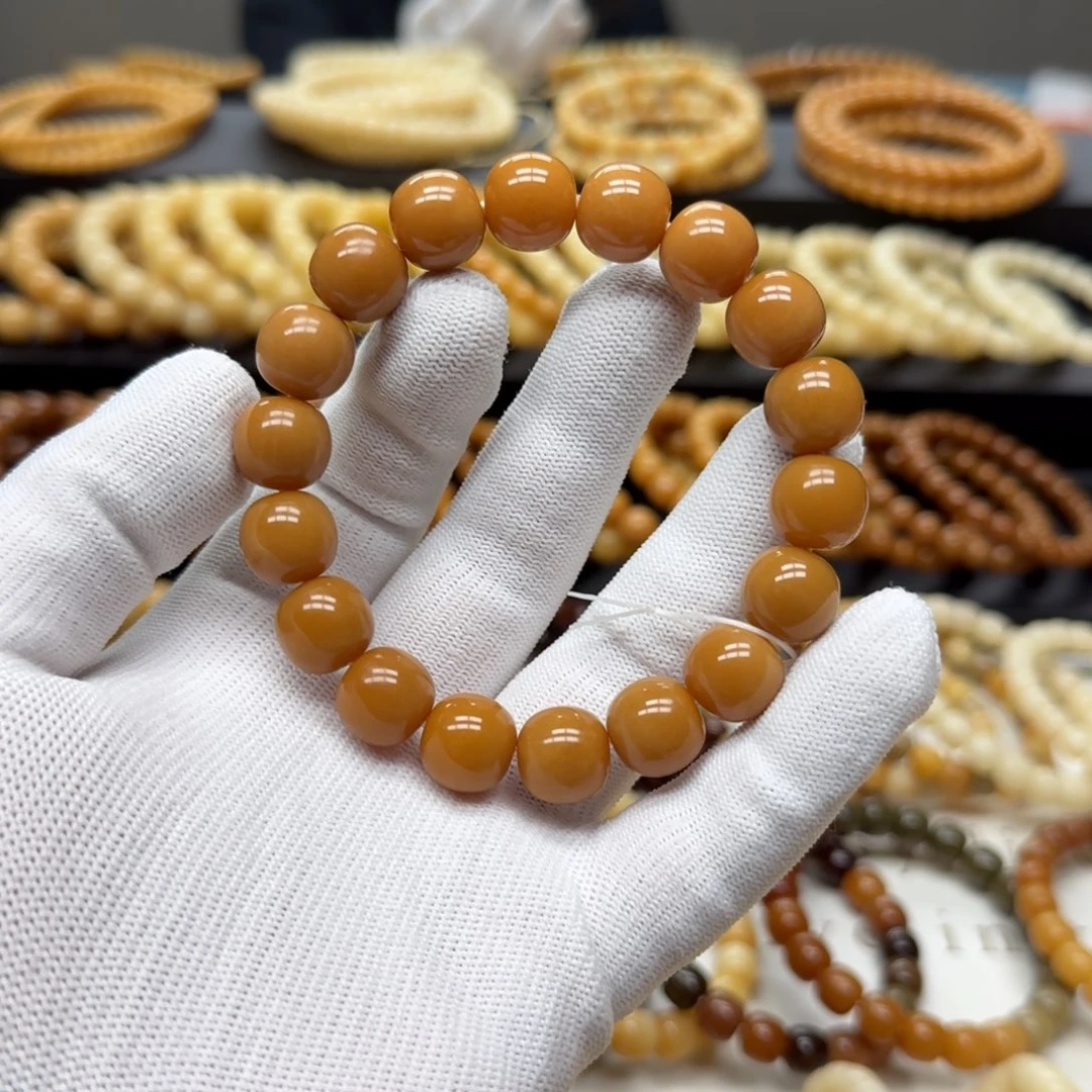 手串菩提根/象牙果卡13 珑珠 11年 精工