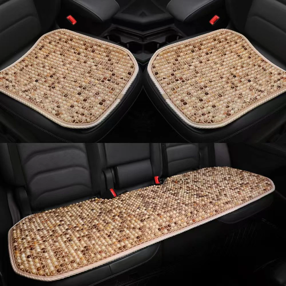 五座[升级加厚款大方垫]菩提子汽车坐垫夏季全车通风透气