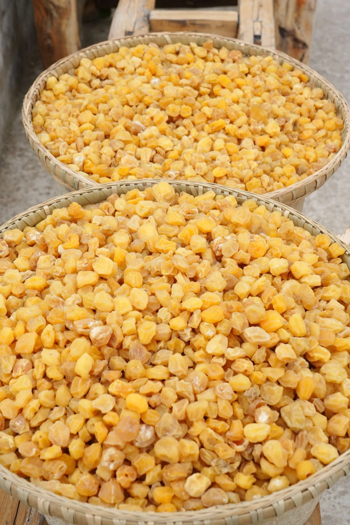 大巴山洋芋果果太阳晒干