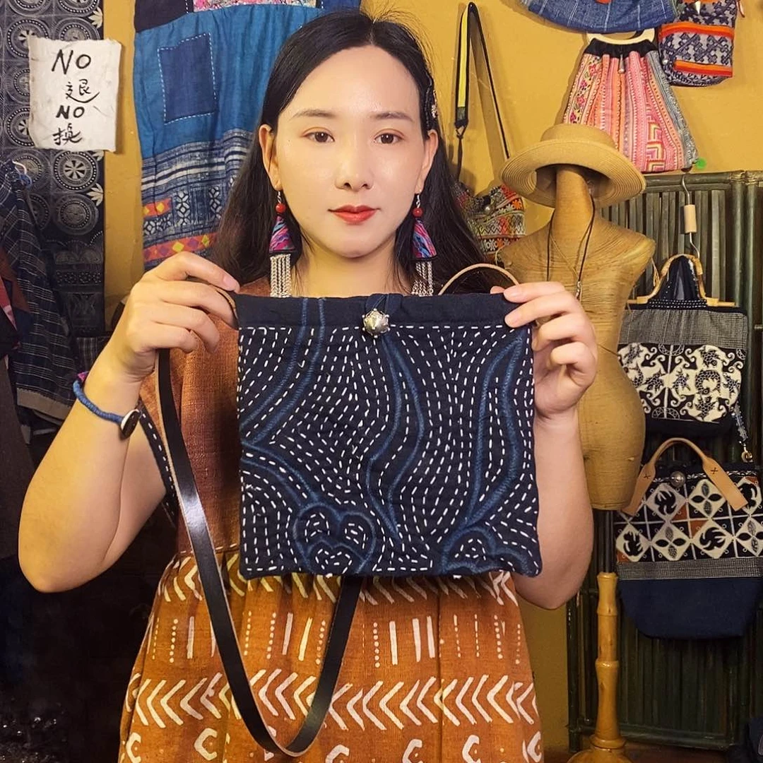 织绣手工制作包包