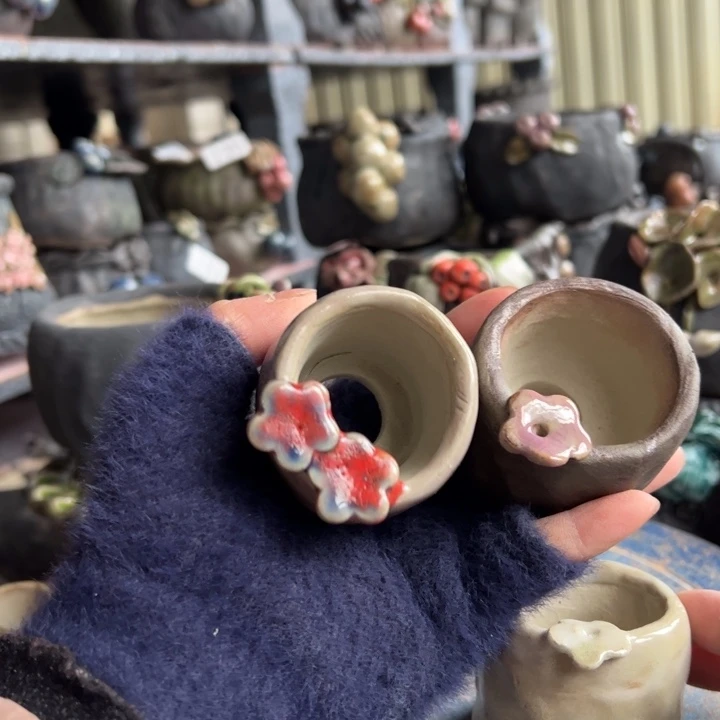 陶瓷一面一个给的瑕